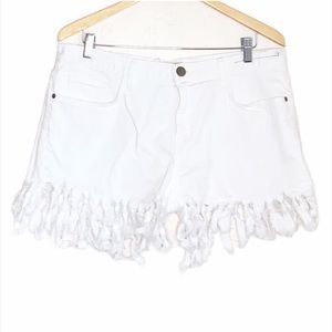 Current Elliot Custom The Boyfriend Shorts